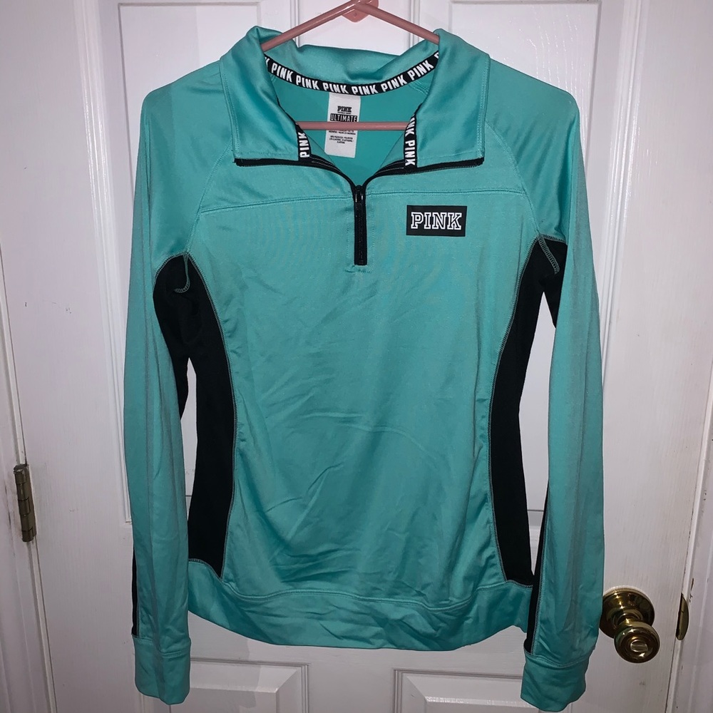 Victoria’s Secret PINK Blue Quarter Zip